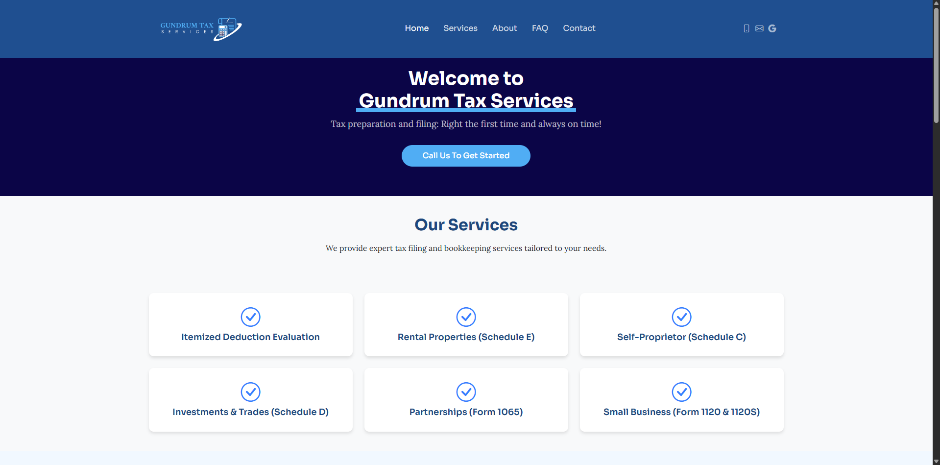 Tax Service Website & SEO