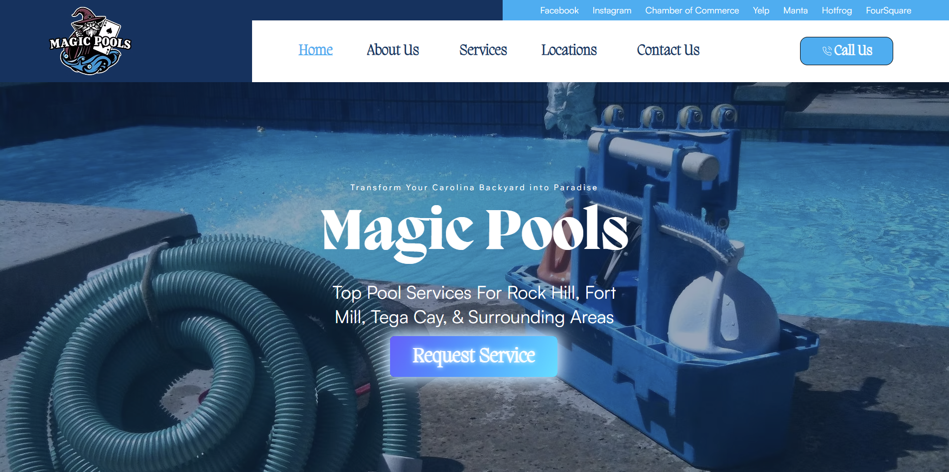 Pool Service Website, SEO & AI Support